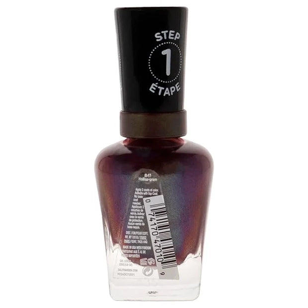 Sally Hansen Miracle Gel™, Holllaa-Gram, Long Lasting, Gel-Like Formula, No UV Lamp Needed, Brown Metallic Nail Polish (Pa...