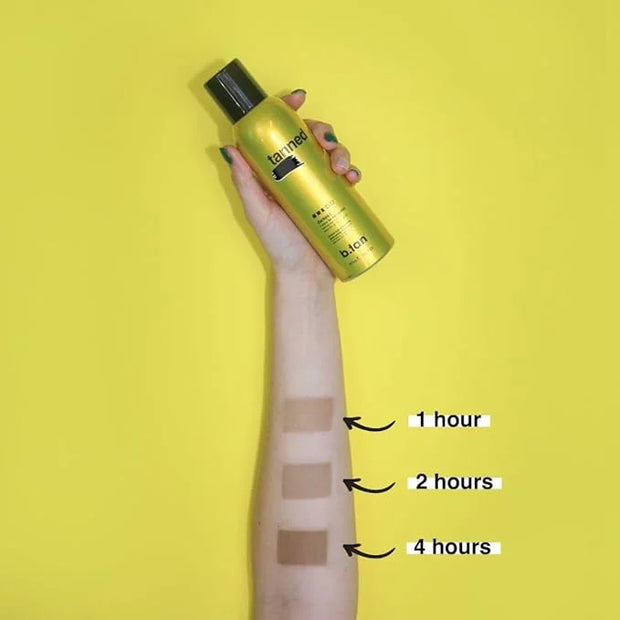 b.tan Self Tanner Bronzing Mist | Fast, 1 Hour Express Sunless Tanning Spray, No Fake Tan Smell, Dark Bronzing Glow, Face ...