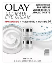 Olay Ultimate Niacinamide + Hyaluronic + Peptide Eye Cream (0.5 fl. oz., 2 pk.) - Product Image