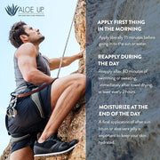 Aloe Up Sport Sunscreen Lotion SPF 30 - Broad Spectrum UVA/UVB Sunscreen Protector for Face and Body With Hydrating Aloe V...