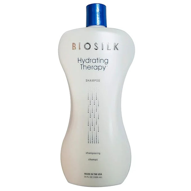 Biosilk Hydrating Therapy Shampoo and Conditioner 34oz with Two Pumps Bundle - Product Image
