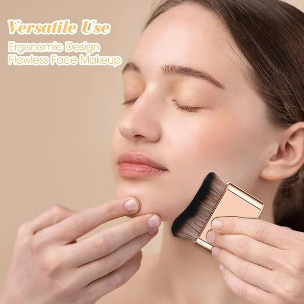 2 Pcs Self Tanning Brush Sunless Body Tanner Brushes Fake Tan Leg Makeup Foundation Brush Fine Cosmetic Application Tool f...