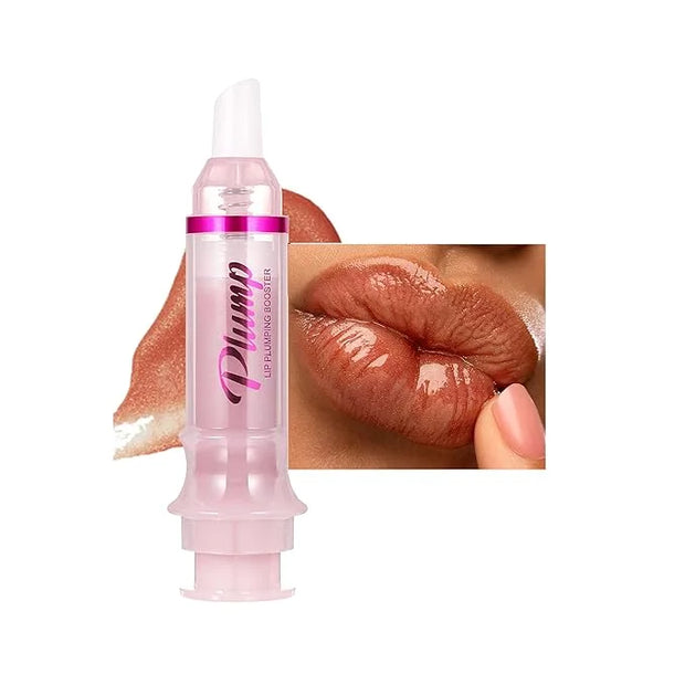 Lip Plumping Lip Gloss, High-Shine & Volumizing Lip Plumping Lip Glass Mirror Lip Glaze Lip Makeup, Long-lasting moisturiz...