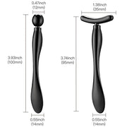 Lisapack 2PCS Metal Eye Cream Applicator Wand Stick, Massager Tool for Facial Massage, Reduce Puffiness (Champagne) - Prod...