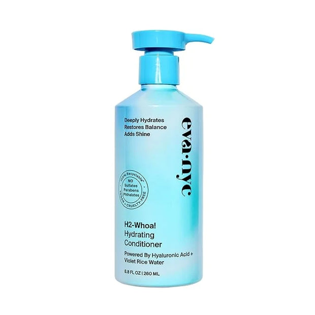 Eva NYC H2-Whoa Hydrating Conditioner, Inflused with Hyaluronic Acid and Voilet Rice Water, 8.8 fl oz - Product Image