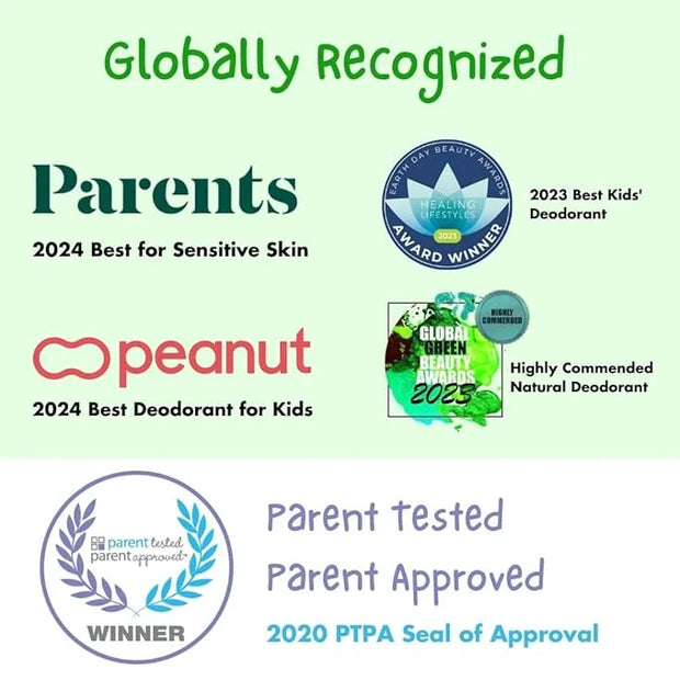 MONA All Natural Deodorant for Kids | Safe for Kids | Vegan, Hypoallergenic & Free from Baking Soda, Aluminum & Synthetic ...