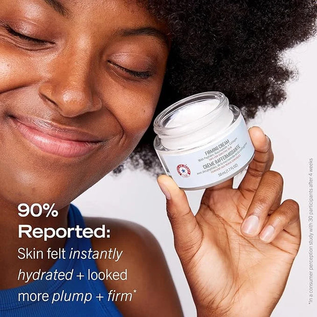 First Aid Beauty - Firming Collagen Cream with Peptides & Niacinamide, Ultra-Rich Plumping Moisturizer, Hydrates & Visibly...