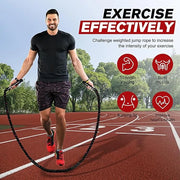 Jump Rope, Weighted Jump Ropes for Men women, 2.8lb 3.8lb 3.8lb 5lb 5lb Heavy - Product Image