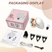 2-in-1 Electric Razors for Women, Wet/Dry 7D Rechargeable Rotary Shaver for Legs, Water Resistant Grooming Kit - Electric ...