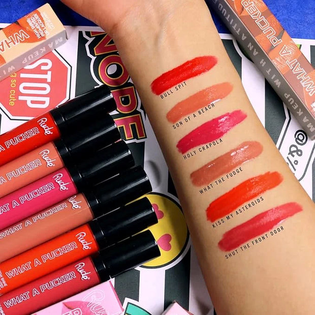 Rude - What A Pucker Lip Gloss - Holy Crapola - Product Image