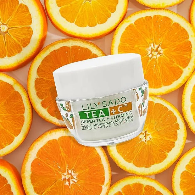 LILY SADO TEA+C™ Green Tea & Vitamin C Moisturizer - Antioxidant, Anti-Aging Anti-Wrinkle Daily Moisturizing Lotion - Hydr...
