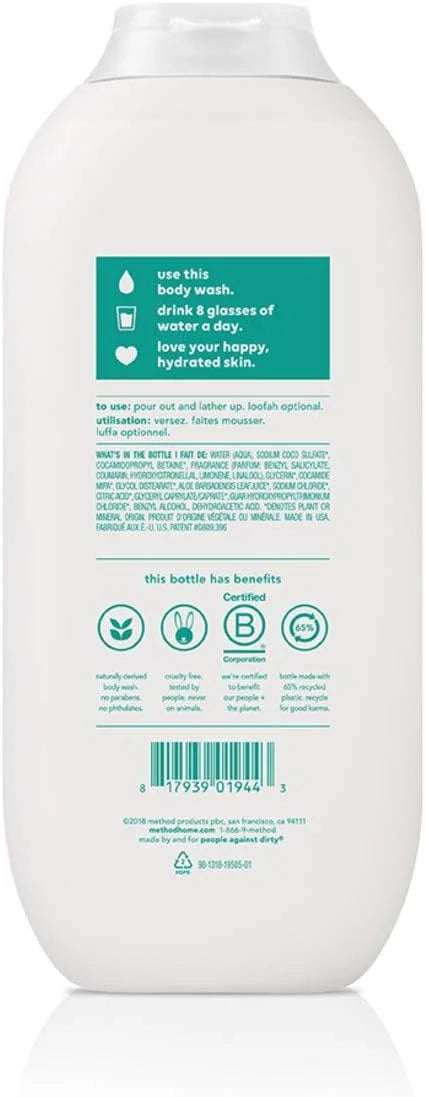 Method Body Wash, Stay Hydrated, Paraben and Phthalate Free, 18 oz (Pack of 6) - Product Image