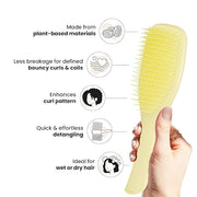 Tangle Teezer Plant-Based Ultimate Detangler Brush, Dry & Wet Hair Brush, Eliminates Knots & Reduces Breakage for Curly to...