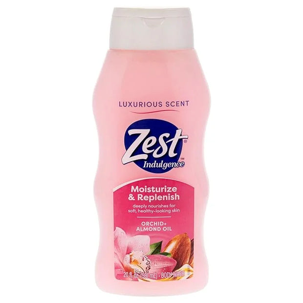 Zest Body Wash - Enriched with Almond Oil - Invigorating Scent - Hydrating Body Soap - Ideal for All Skin Types - Lush Orc...
