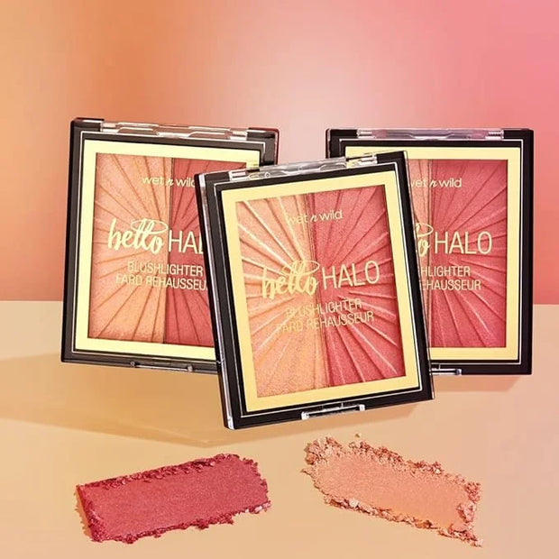 wet n wild MegaGlo Blushlighter, Blendable Blush & Highlighter Set, Shimmery Metallic Finish, I Met Someone - Product Image
