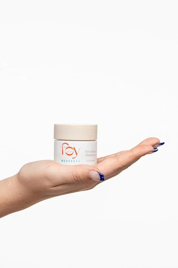foy Illuminate+Smooth Eye and Lip Moisturizer - Luxurious Hydration and Anti-Aging Treatment with Hyaluronic Acid, Jojoba ...