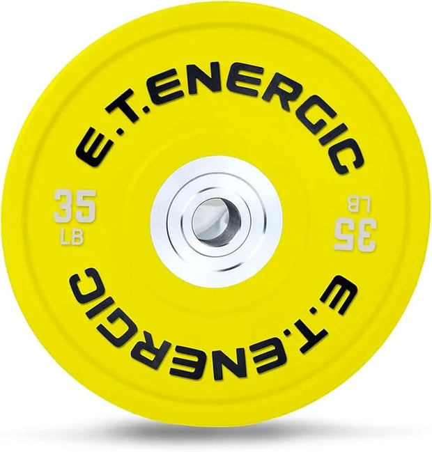 10LB/25LB/35LB/45LB/55LB Bumper Plates Odorless with 2" Opening Olympic - Product Image