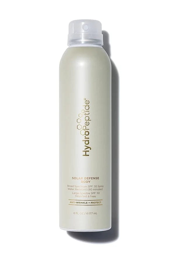 HydroPeptide Solar Defense Body SPF 40, Broad Spectrum, Water Resistant Sunscreen, Hydrates and Soothes, 6 Ounce