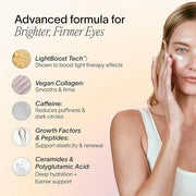 Solawave Eye Recovery Pro Kit | Red Light Therapy Eye Mask + LightBoost Eye Cream | Reduce Fine Lines & Wrinkles, Under Ey...