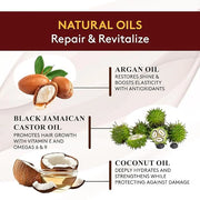 Okay Black Jamaican Castor Oil Shampoo - Natural, Moisturizing Jamaican Castor Shampoo, Strengthen & Restore Damaged Hair ...