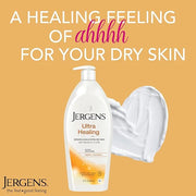 Jergens Ultra Healing Dry Skin Lotion, Hand and Body Moisturizer for Quick Absorption into Extra Dry Skin with Hydralucenc...
