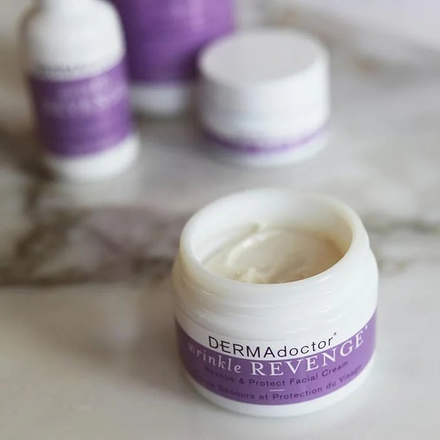 DERMAdoctor Anti-Aging Face Cream | Dermatologist Formulated Moisturizer with Squalane, Peptides & Antioxidants | Day & Ni...