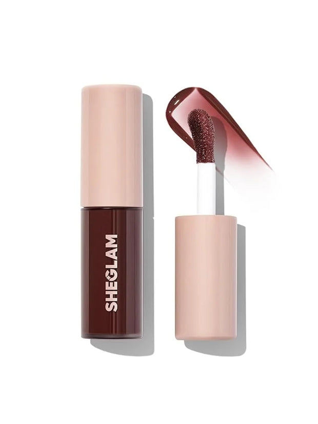 SHEGLAM Jelly Wow Tinted Lip Oil Plumping Lip Gloss Natural -Hot Shot - Product Image