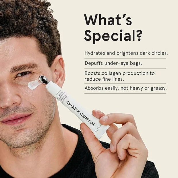 Under Eye Cream for Dark Circles and Puffiness | SMOOTH CRIMINAL Age Defying Niacinamide and Caffeine Eye Cream for Puffy ...