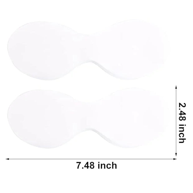 400 Sheets Disposable Non Woven Eye Mask Paper, Disposable Cotton DIY Eye Paper Disposable Cotton Eye Pillow Covers for Sk...