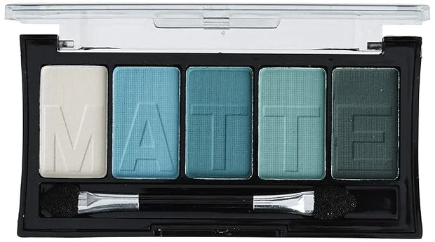 L.A. COLORS 5 Color Matte Eyeshadow Palette, Teal Argyle CEM477 - Product Image