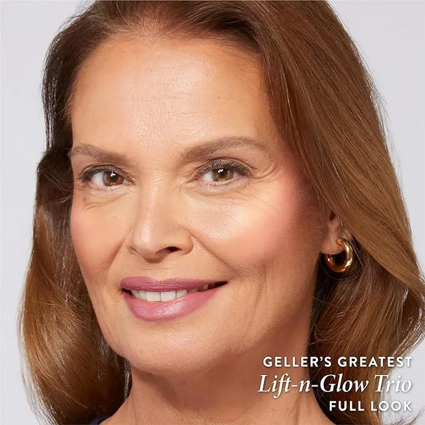 LAURA GELLER NEW YORK Geller's Greatest Lift-n-Glow Baked Trio Palette - Highlighter, Blush, Bronzer - All Skin Tones - Pr...