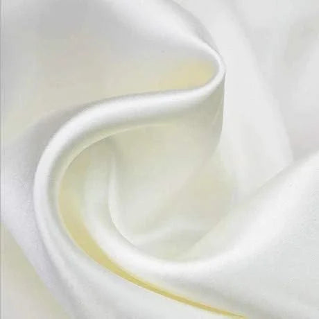 Silk Satin Sleeping Eye Mask, White Sleep Eye Night Blindfold for Women and Men, Soft Breathable Blackout Eyeshade Eye Cov...