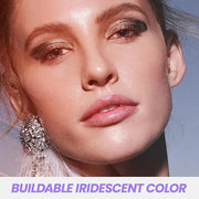 Wonderskin WONDER BLADING Top Gloss - Clear Glitter Lip Gloss, Hydrating and High Shine Finish Lip Makeup (Holographic) - ...