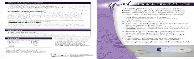 Finishing Touch Lumina Facial Hair Remover - Product Image