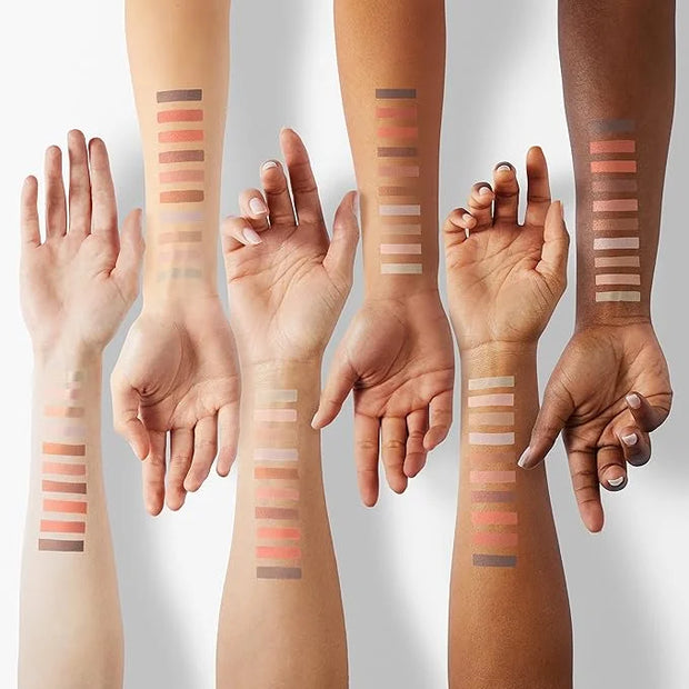 Pacifica Pink Nudes Mineral Eyeshadow Palette, 10 Neutral Shades, For Natural or Smoky Eye Look, Naked Eye Makeup, Longwea...