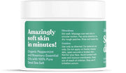ASUTRA Dead Sea Salt Essential Oil Body Scrub Exfoliator (Purifying Peppermint), 16 oz - Ultra Hydrating, Gentle, & Moistu...
