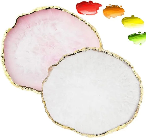 2 Pack Resin Nail Art Palette, Nail Painting