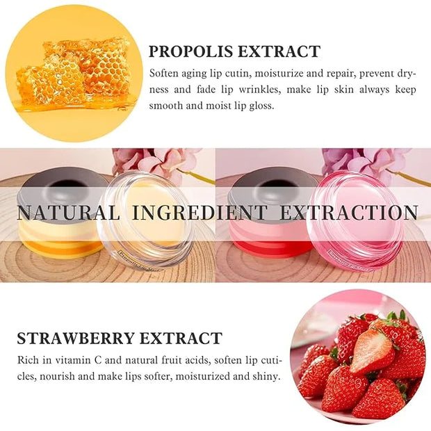 2 PCS Bee Honey Lip Balm