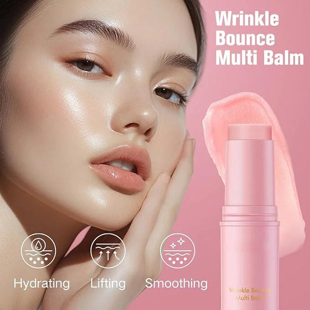 Wrinkle Bounce Multi Balm - Under Eye Cream - All-In-One Hydrating Balm Eye Stick & Moisture Ba lm Stick - Wrin kle Cream ...
