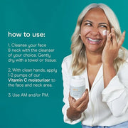Baebody Made in USA Vitamin C Face Moisturizer - Brightening Vitamin C Cream Moisturizer with Jojoba Oil - Anti Aging and ...