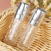 silver Empty lip gloss tubes with wand prismatic Lipgloss tube containers for lip oil packing - Product Image