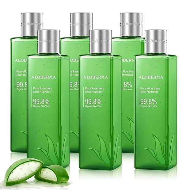 Aloderma 99.8% Organic Aloe Vera Face Hydrator Made Within 12 Hours of Harvest - Moisturizing & Hydrating Facial Toner for...