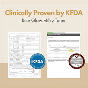 Rice Glow Milky Toner with 784,000ppm Korean Rice Water, Niacinamide, Ceramides, Panthenol, Glow, Glass Skin, Hydrating, P...