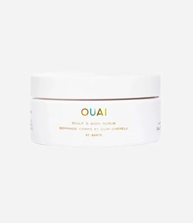OUAI Scalp & Body Scrub, St. Barts Travel Size - With Sugar & Coconut Oil Blend for Smooth Moisturized Skin - Gentle Scalp...