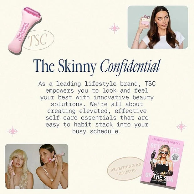 The Skinny Confidential Brow Peptide Serum for Eyebrow & Eyelash Growth - Lengthen, Strengthen & Thicken Brows & Lashes fo...