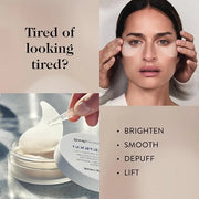 goop Beauty Eye Masks for Puffy Eyes | Under Eye Patches for Dark Circles | VEOCEL Lyocell Masks in Niacinamid Serum | Imp...