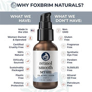 Retinol Face Serum - 3% Retinol - Anti Aging Night Serum - with Gotu Kola, Hyaluronic Acid, Horsetail Extract & Organic Jo...
