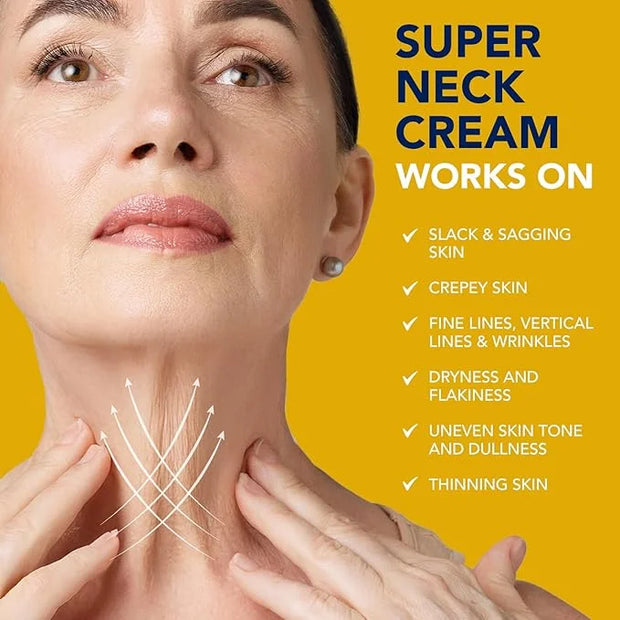 Korean Neck Cream for Firming & Tightening: Neck & Chest Anti-Aging Treatment for Crepey Sagging Skin & Wrinkles - Women &...