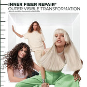 Garnier Fructis Hair Filler Color Repair Conditioner with Ceramide, Smoothing & Sulfate Free Conditioner for Colored, Blea...