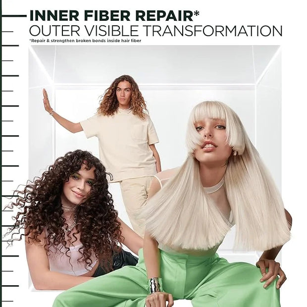 Garnier Fructis Hair Filler Color Repair Conditioner with Ceramide, Smoothing & Sulfate Free Conditioner for Colored, Blea...